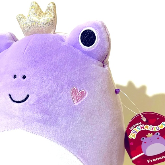 🩷RARE🩷 Pink Blush Francine the Purple Frog Squishmallow - Picture 2 of 6